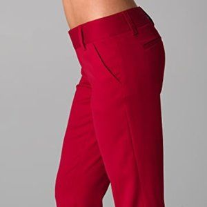 Alice + Olivia Employed Stacey Slim Pants | Red